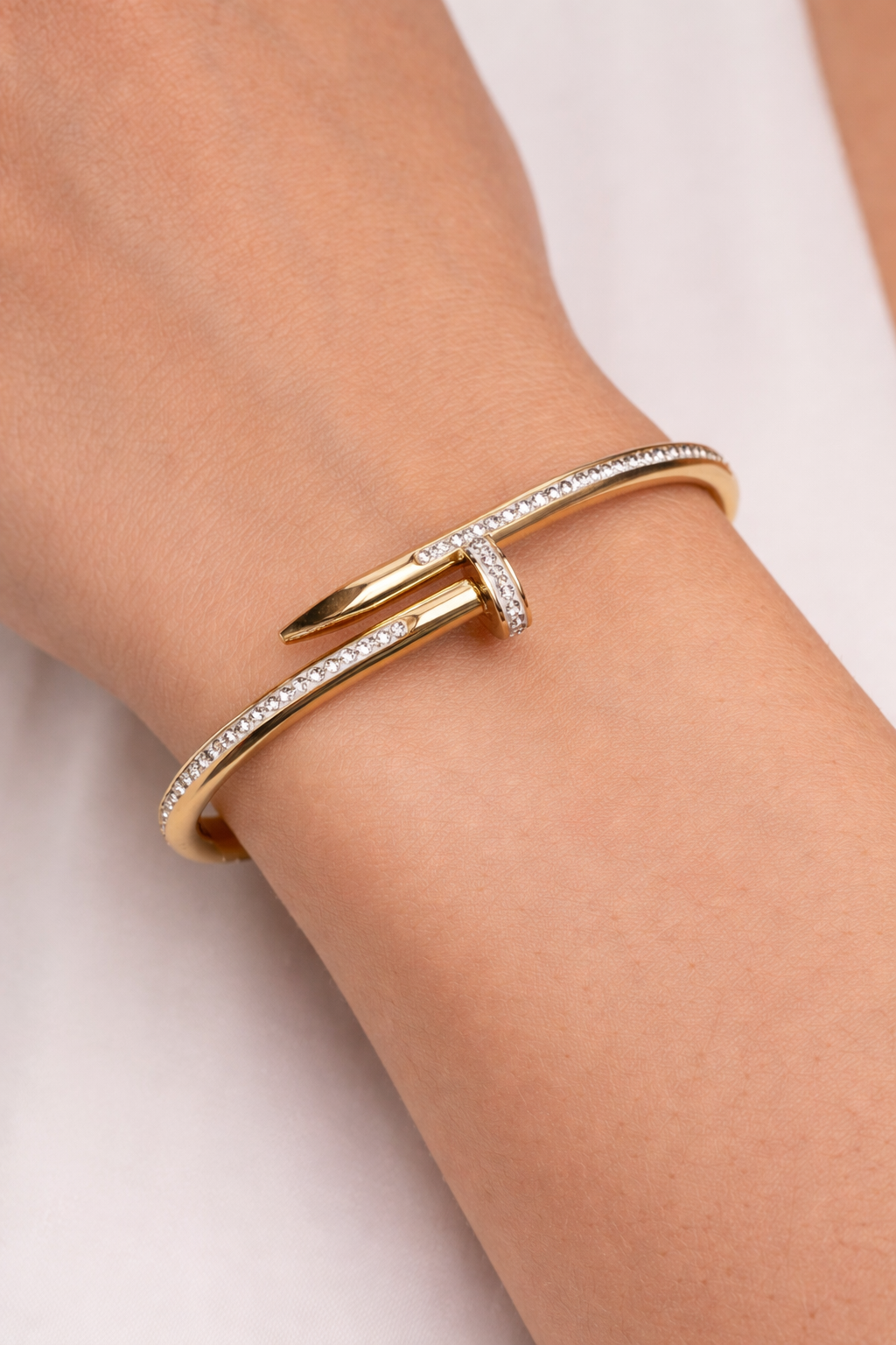 BRACELET JONC GOLD NOUR Haslyn jewelry